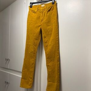 MOTHER Golden Cropped Pants